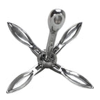 Extreme Max 3006.6675 Boattector Stainless Steel Folding/Grapnel Anchor - 3.5 Lbs.