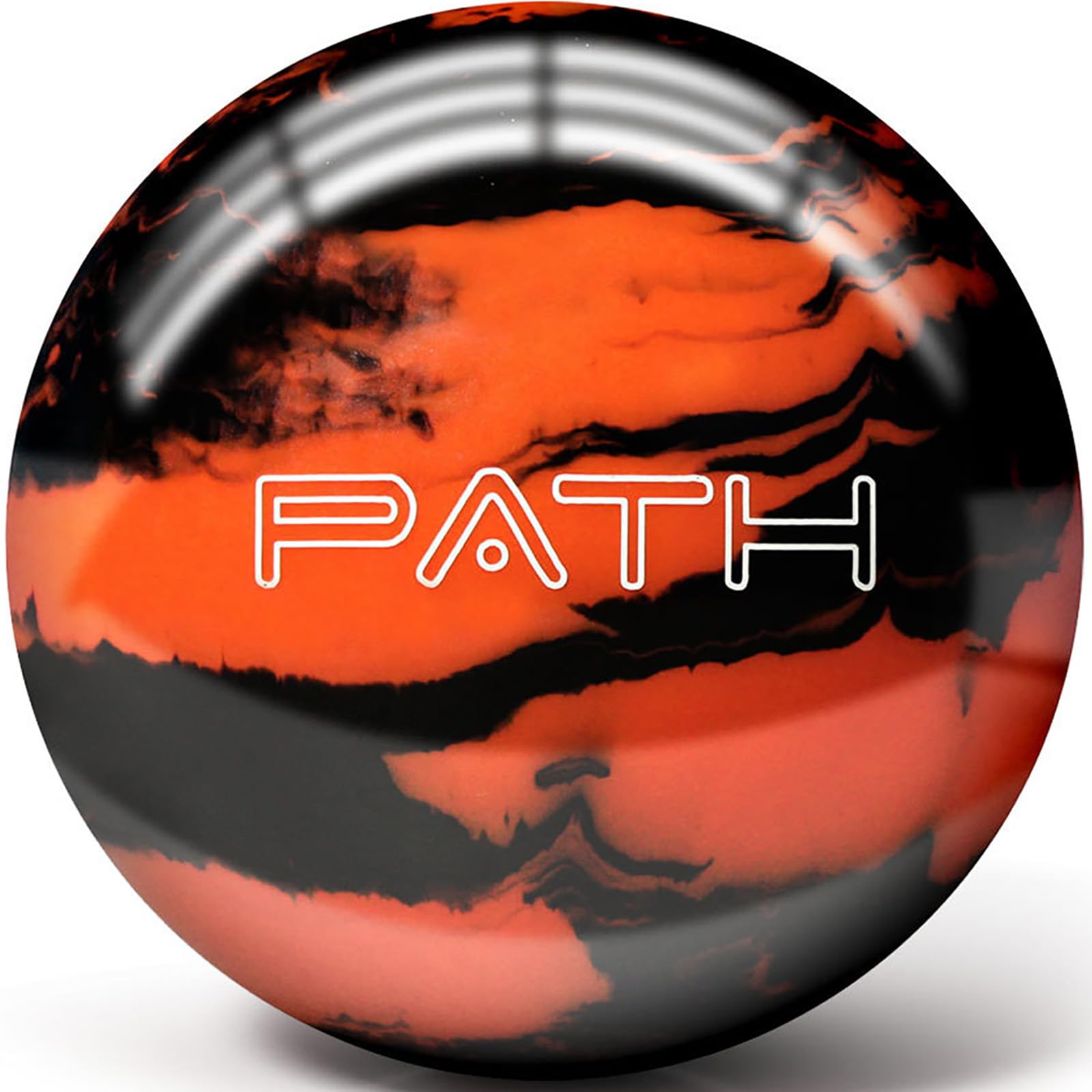 Pyramid Path Bowling Ball (Black/Orange, 9LB)