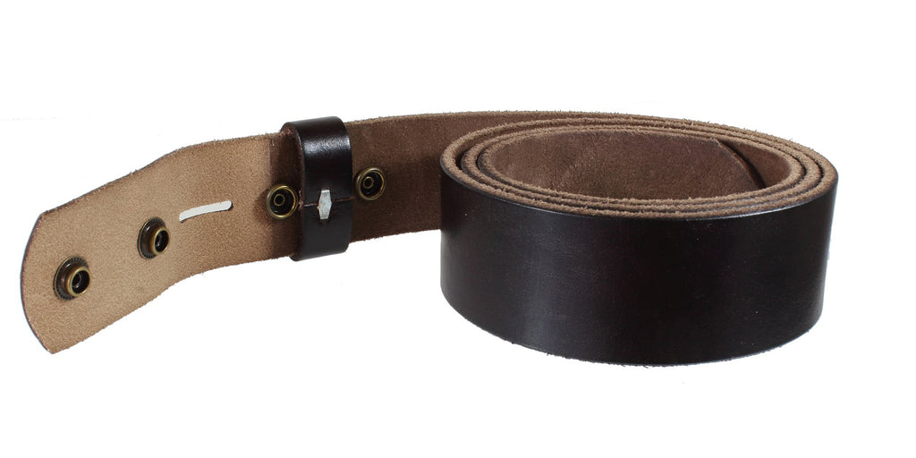 Gelante Genuine Full Grain Leather Belt Strap Without Belt Buckle G2016-Brn-L