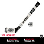 Franklin Sport Los Angeles Kings Nhl Mini Soft Hockey Stick Set - Great Toy For Kids- Nhl Team Soft Foam Mini Knee Hockey Stick
