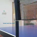 Comesee Professional Ping Pong Net Clip On Easy, Table Tennis Net And Post Set With Spring Activated Clamp, Thick Base Grip, Pre
