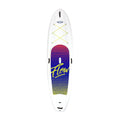 Pelican Flow 106 Hardshell Recreational Paddle Board - White - Durable - Ram-X Material - with a Bottom Fin for Paddling, Non-Sl