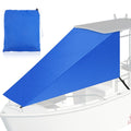 BBTO 8' X 9.5' T-Top Bow Shade for Boat Cover UV Protection 600d Oxford Cloth Canopy Waterproof Navy Blue Boat Tent Sun Shade Ex