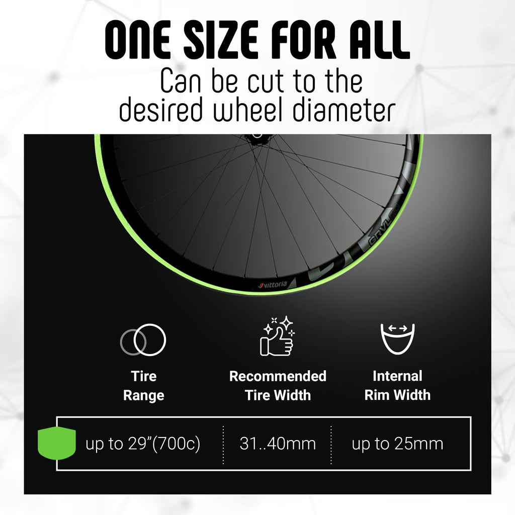 Vittoria Air-Liner Gravel Insert For Tubeless-Ready Bike Tires, Compatible With Any Wheel Size Up To 29'', One Size