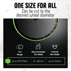 Vittoria Air-Liner Gravel Insert For Tubeless-Ready Bike Tires, Compatible With Any Wheel Size Up To 29'', One Size