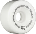 Rollerbones Team Logo 101A Recreational Roller Skate Wheels (Set of 8), White, 57mm