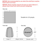 Alvantor Pop Up Bubble Tent - 6 X 6 Instant Igloo Tent - 2-3 Person Screen House For Patios - Large Oversize Weather Proof Pod -