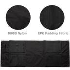Deyace Shooting Mats Prone Padded, Extra Large Portable Roll Up Shooting Padded Mat For Range Shooting And Hunting (Black)