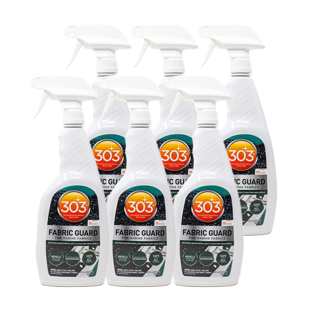 303 Products Marine Fabric Guard - Water Repellent & Stain Shielding Fabric Spray, Safe For All Outdoor Upholstery, Simple & Eas