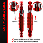 Rhino Produxs 2Pcs Of 12Kn (2697 Lbs) Heavy Duty Lightweight Locking Carabiner Or Auto Locking Carabiner Clips, For Securing Pet