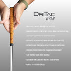 Winn Dri-Tac Wrap Oversize (+1/8'') Golf Grip, Classic Wrap-Style Design With Pronounced Contours For Ultimate Comfort, Winndry
