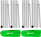San Like Camping Tent Tarp Poles Set For Canopy Awning Shelter Backpacking Hiking - Telescopic Adjustable Length Tent Sunshade S