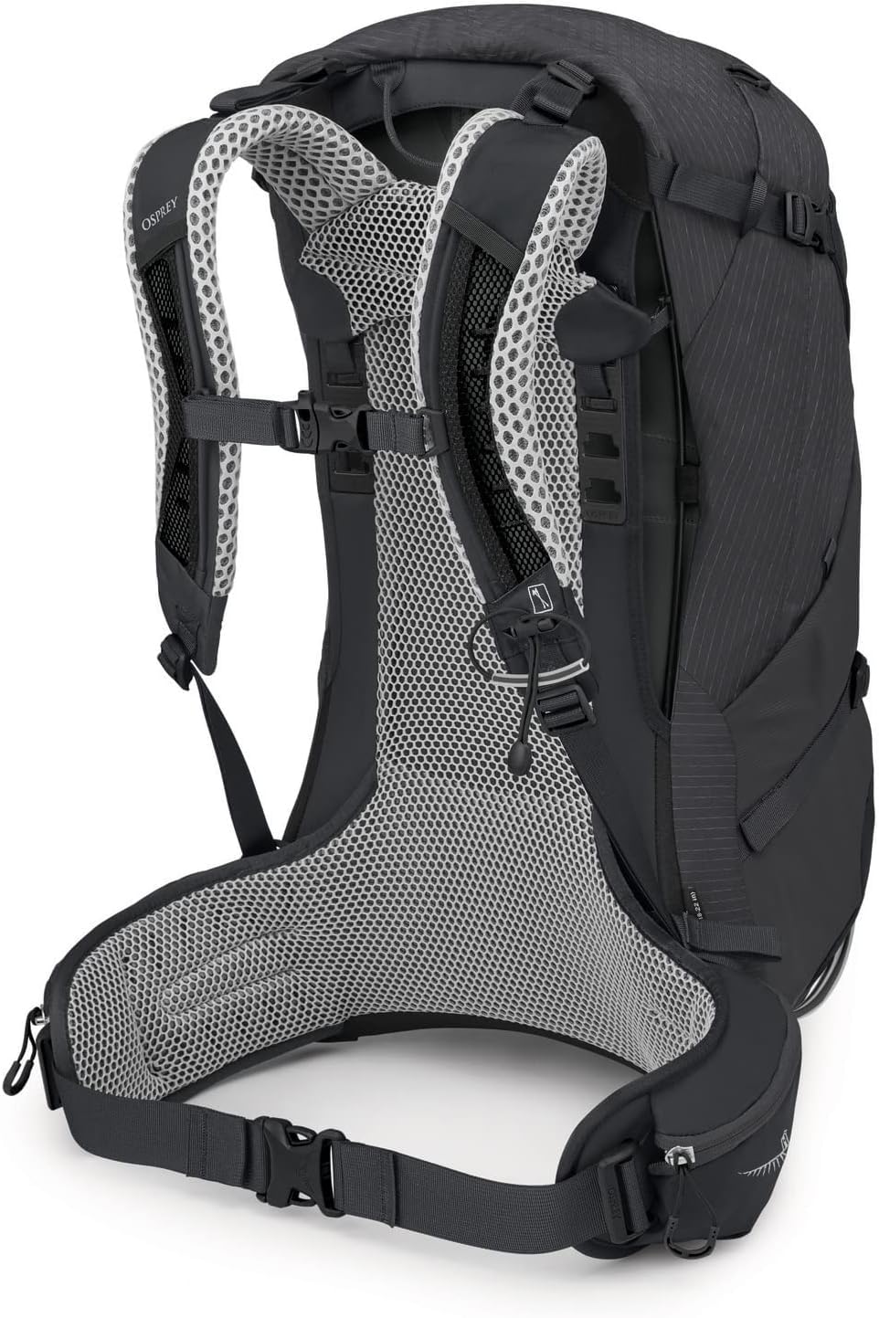 Osprey Stratos 34L Mens Hiking Backpack, Tunnel Vision Grey, One Size