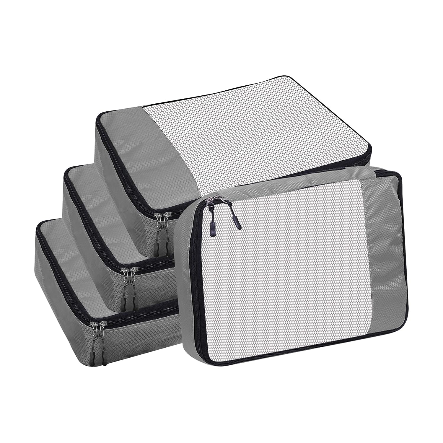 Gomajo Packing Cubes Travel Pouch Bag Suitcase Luggage Organiser For Men Women (Medium)