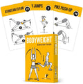 NewMe Fitness Bodyweight Workout Cards, Instructional Fitness Deck for Women & Men, Beginner Fitness Guide to Training Exercises