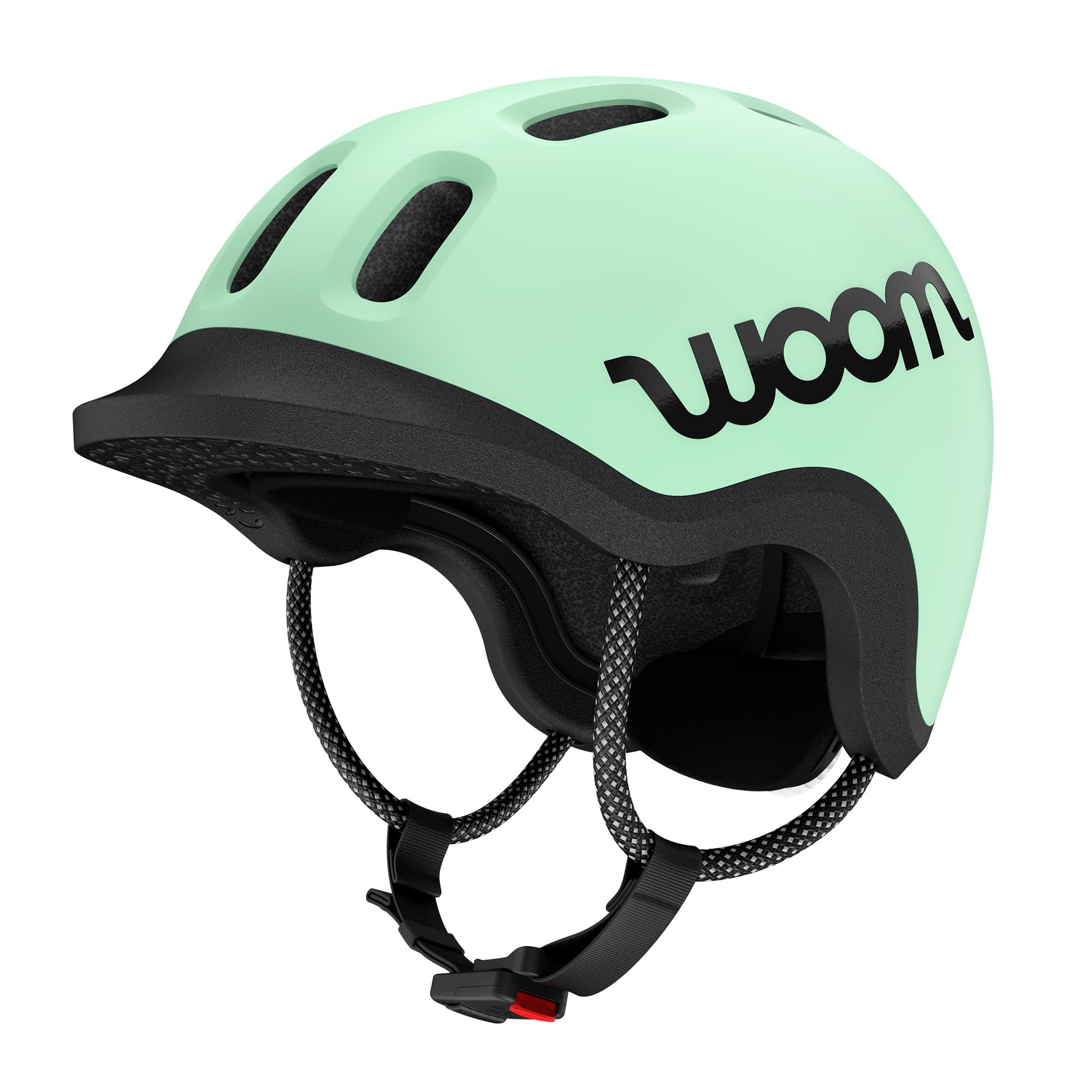 woom Ready Kids Helmet, Adjustable Pinch-Free Childrens Helmet with Reflective Details for Bicycle Riding, Scooting & Roller S