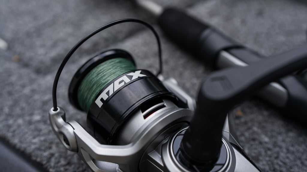 Abu Garcia 6'6'' Max X Spinning Reel And Fishing Rod Combo, Size 2500 Reel, 5 Stainless Steel Ball Bearings, Smooth Oil Felt Fro
