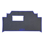 Xtreme Golf Cart Mats, Diamond Rubber Floor Mat Liner for 2026 Club Car Tempo & Onward Models (Blue Trim)