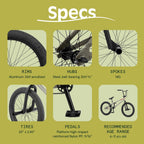 Retrospec Sesh BMX Bike for Kids - 20in Freestyle Bicycle with Pro-Level Features, Removable Axle Pegs & U-Brake - Durable Steel