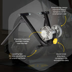 Saris Fluid2 Indoor Bike Trainer, Fits Road And Mountain Bikes, Compatible With Zwift App