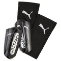 Puma Unisex Ultra Flex Sleeve Soccer Shin Guards, Puma Black-Puma Silver Ss25, X-Small