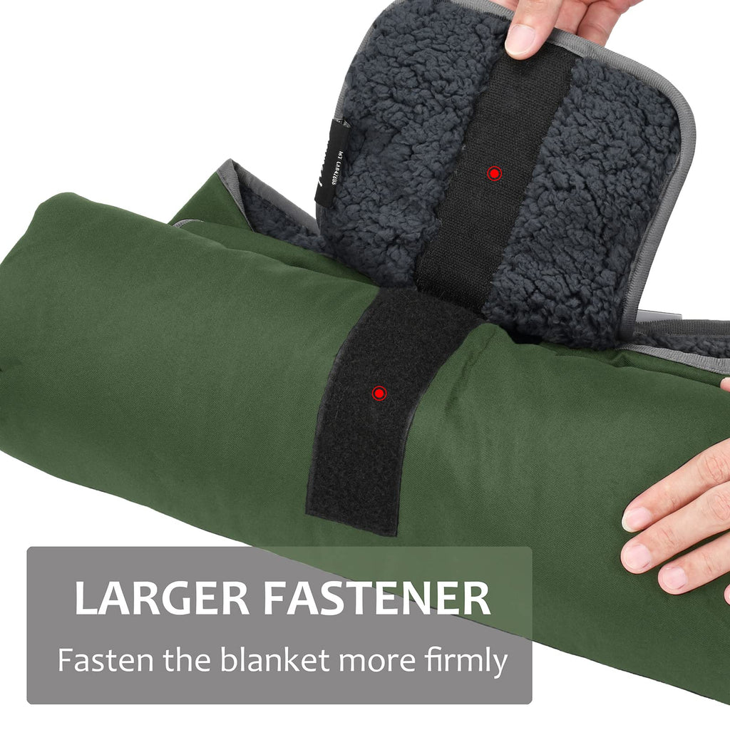 Tirrinia Outdoors Waterproof Throw Blanket, 51      X 59       Sherpa Fleece Stadium Windproof Mat For Boat, Traveling, Camping,