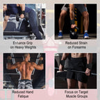 Powerfeng Lifting Hooks For Weight Lifting: Weightlifting Hooks Wrist Straps Hand Grip Support For Deadlift Weightlifting Gym Gl