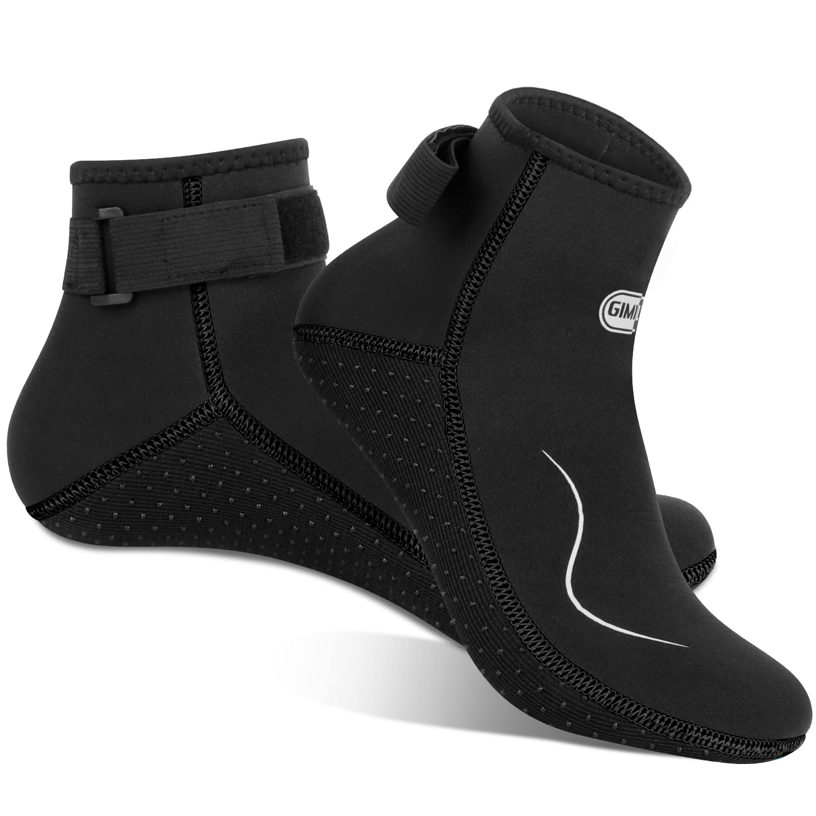 Gimilife Neoprene Socks 3MM Water Socks for Women Men, Waterproof Diving Wetsuit Socks Sand Socks for Beach Volleyball Snorkelin