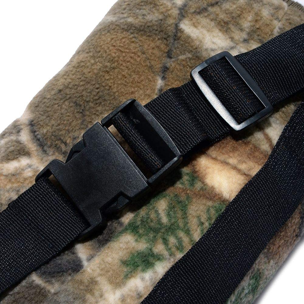 Hot Shot Mens Camo Razorback Reversible Fleece Hand Muff - Realtree Edge/Blaze Orange Outdoor Hunting