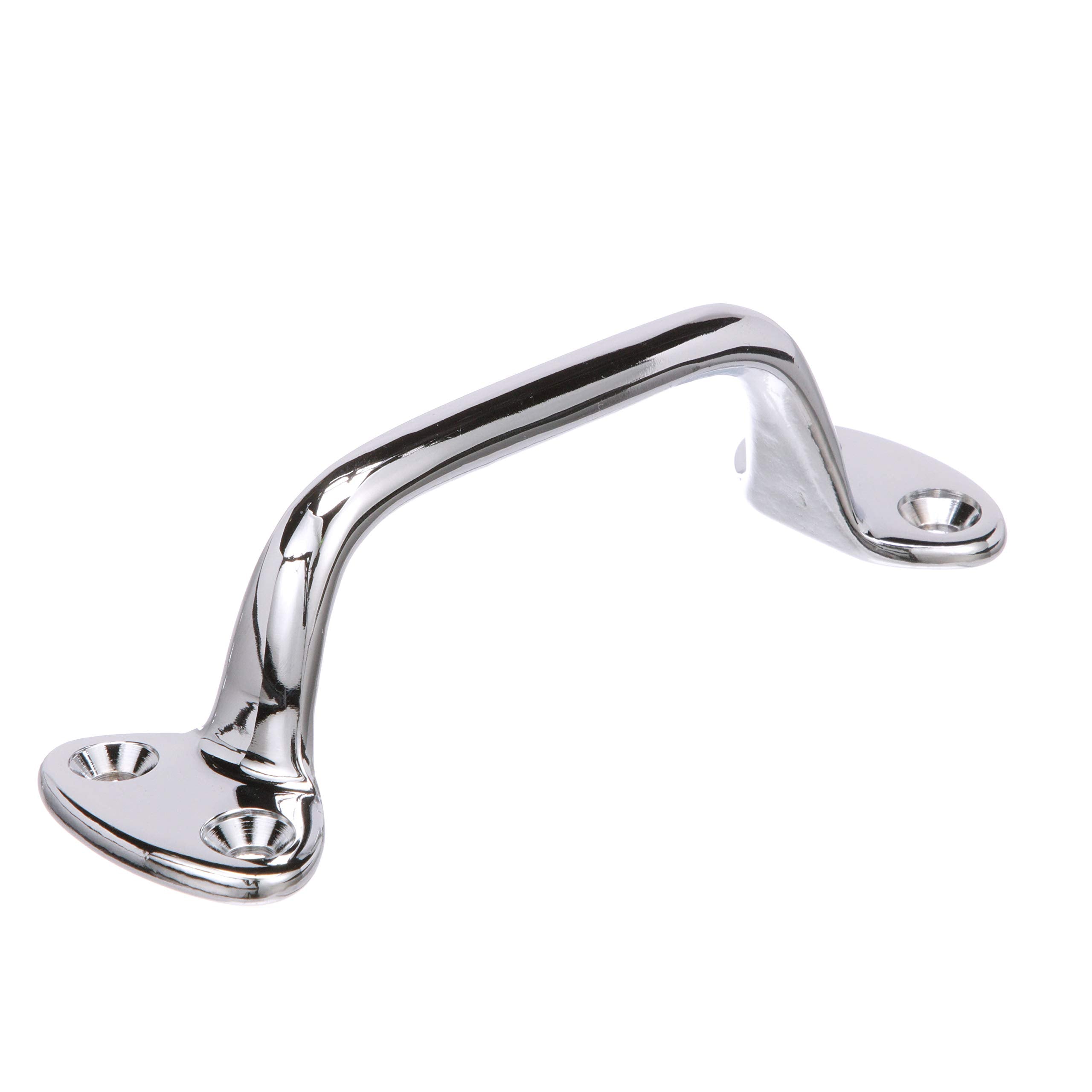 Seachoice Heavy Duty Transom Handle, Triple Chrome-Plated Cast Brass, 6 In. Round Grip
