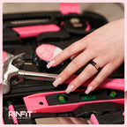 Rinfit Silicone Rings For Women - Silicone Wedding Bands Women - Infinity Ring With Metal Plate - Rubber Rings Women - Metalnfin