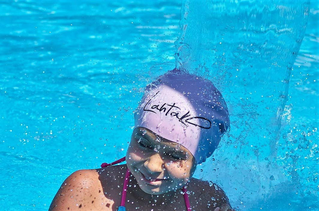Swim Cap Kids For Long Hair - Waterproof Silicone Swim Caps For Girls Boys And Youth - Swim Cap For Braids And Dreadlocks - Swim