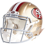 Riddell Nfl San Francisco 49Ers Speed Authentic Football Helmet , Gold , Medium