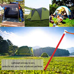 Tent Stakes Pegs 9 Inch, Lightweight Aluminum Alloy Tent Canopy Nail For Outdoor Camping, Hiking, Picnic Blanket, Beach Mat, Yar