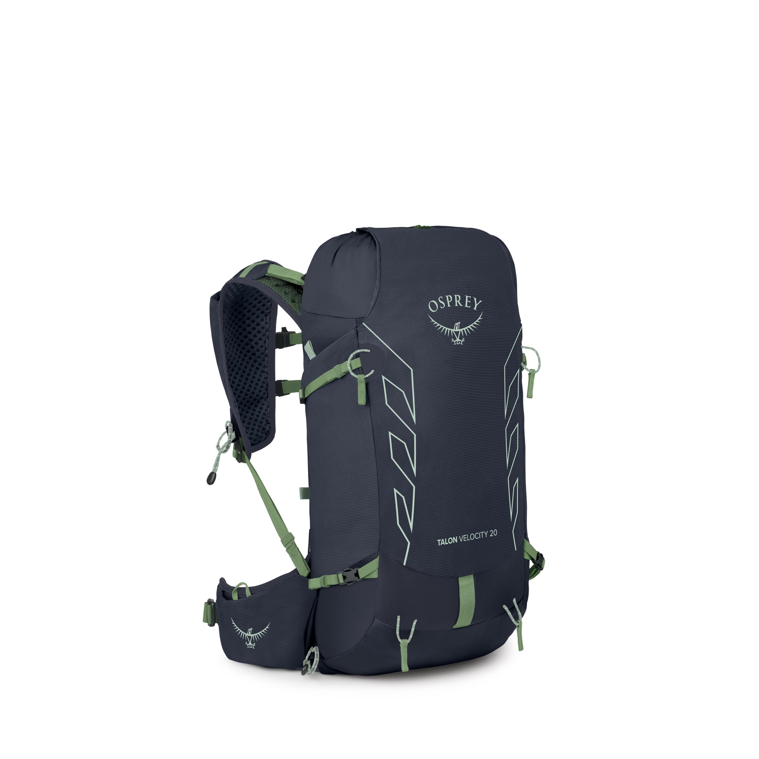 Osprey Talon Velocity 20L Mens Hiking Backpack - Running, Biking, Multi-Sport Pack, Nocturnal Blue, Small/Medium