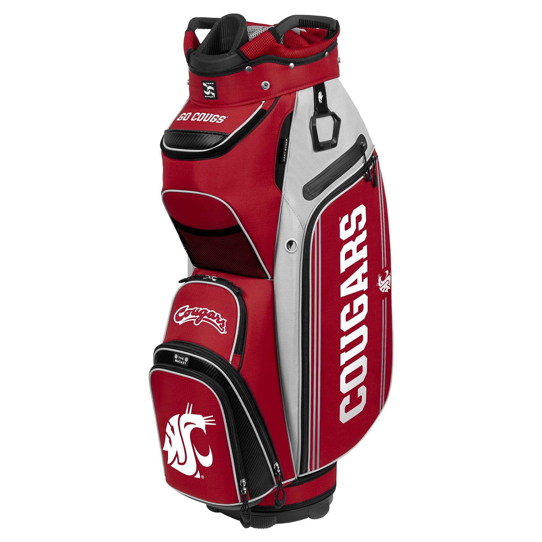 Washington State Cougars Bucket III Cooler Cart Golf Bag