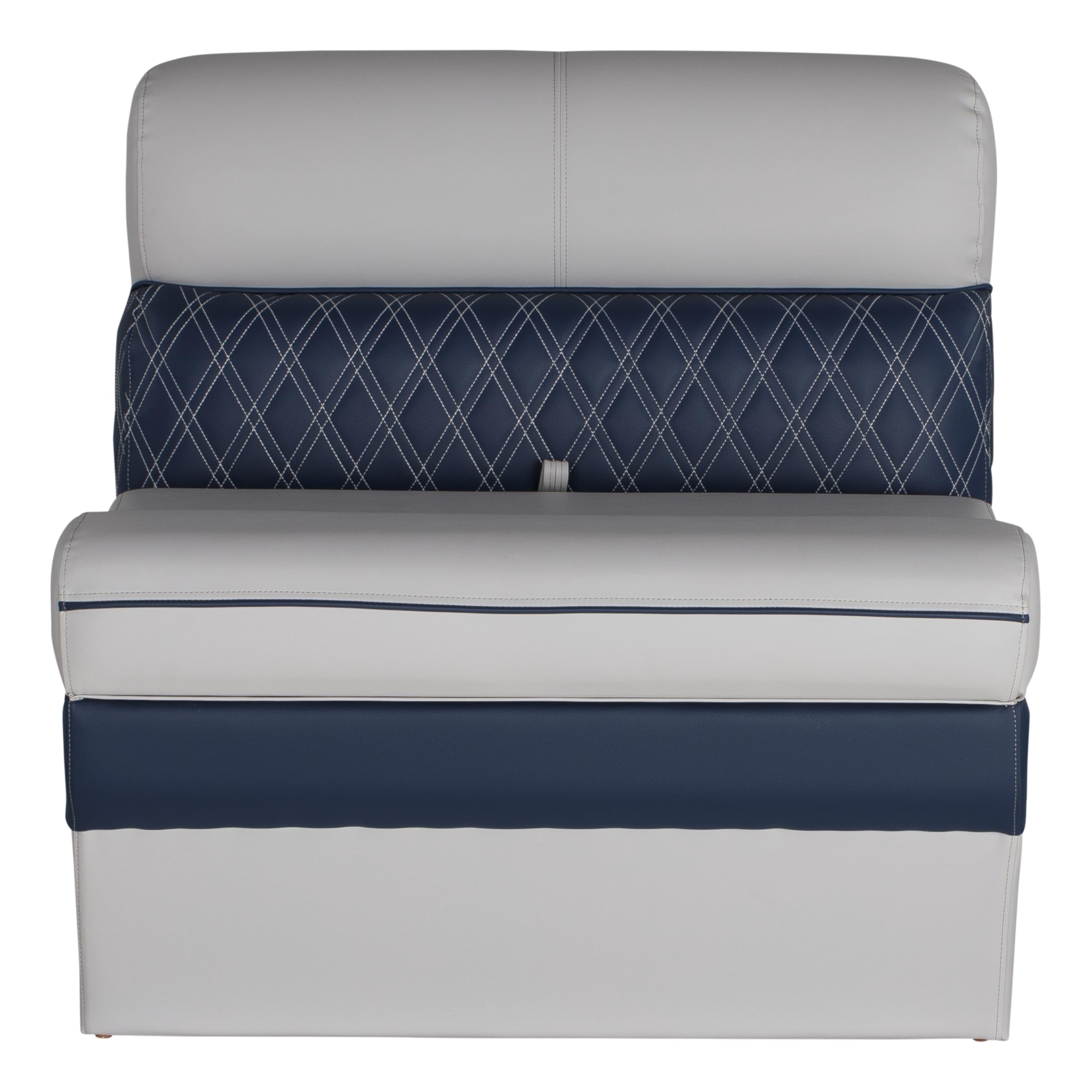Lippert Sunset Collection 30 Straight Pontoon Bench Seat, Contoured Foam Cushioning, Durable Marine-Grade Vinyl, Built-In Dry St