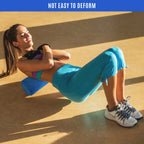 Yes4All 12 Inch Eva Foam Roller/Back Roller - High Density Foam Rollers, Foam Roller For Physical Red & Exercise (Blue)