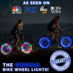 Activ Life Bike Lights, White, 1-Tire Pack Led Bicycle Christmas Lights For Wheels With Batteries Included, Fun Gift Ideas For H