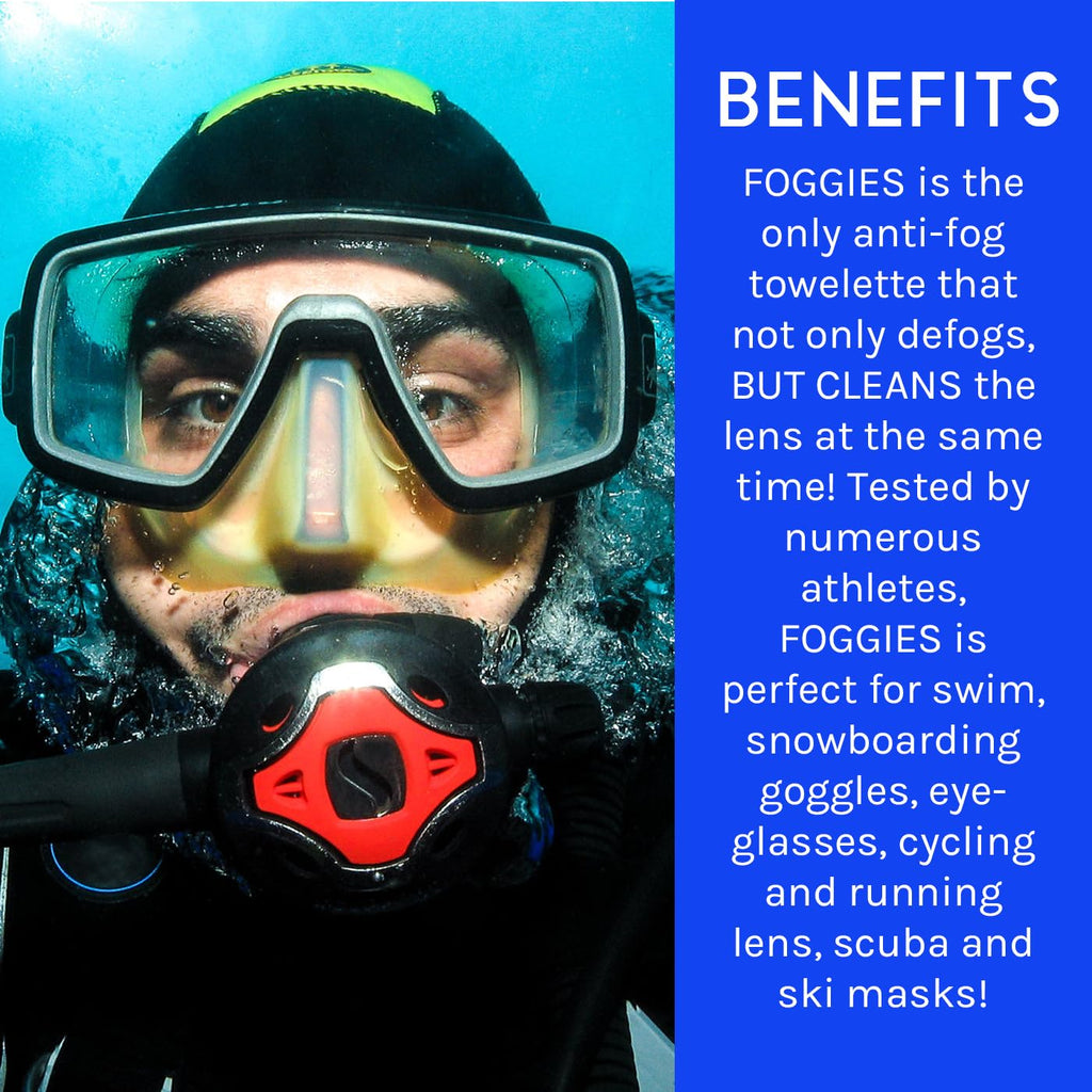 Foggies Anti-Fog Towelettes 6 Pack