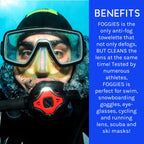 Foggies Anti-Fog Towelettes 6 Pack