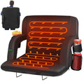 Hoperan 23'' Dual-Sided Heated Stadium Seats For Bleachers With Back Support, 3 Levels Heating Stadium Seating For Bleachers Sea