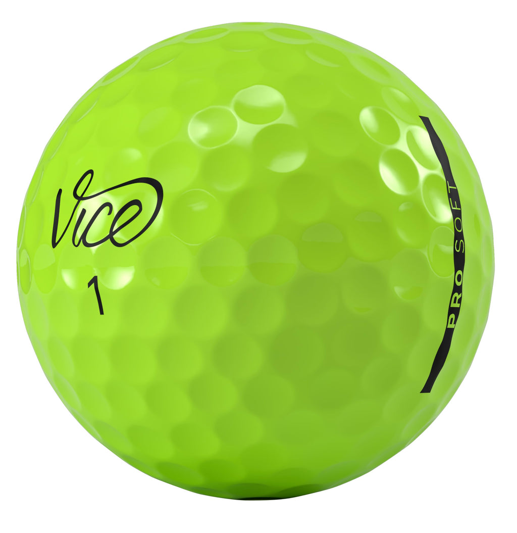 Vice Golf Pro Soft Lime Golf Balls