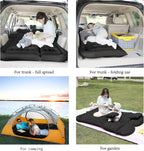 Saygogo Suv Air Mattress Camping Bed Cushion Pillow Inflatable Thickened Car Air Bed Mattress With Electric Air Pump Portable Sl