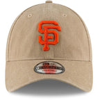 New Era Mlb Khaki Core Classic 9Twenty Adjustable Hat Cap One Size Fits All (San Francisco Giants Khaki)