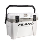 Plano Frost 21-Quart Hard Cooler, Includes Dry Basket, Small, White And Black, Durable, Insulated Ice Chest For Camping, Fishing