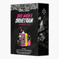 Muc-Off Bike Wash & Drivetrain Essentials Kit - Perfect to Clean, Protect Your Bicycle Drivetrain - Includes Cleaner, Lube and M