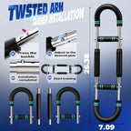 Twister Arm Trainer for Men, Adjustable Chest Workout Equipment for Home Gym, Muscle Builder & Strength Training for Arms, Chest