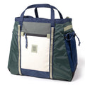 Topo Designs Mountain Gear Bag, Enormous Tote Style Free Standing Bag, Recycled Nylon, Abrasion Resistant (Forest/Bone White)