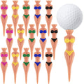 15 Pieces Funny Golf Tees Lady Girl Golf Tees, 76 Mm/ 3 Inch Plastic Pin Up Golf Tees, Home Women Golf Tees For Golf Training Ac